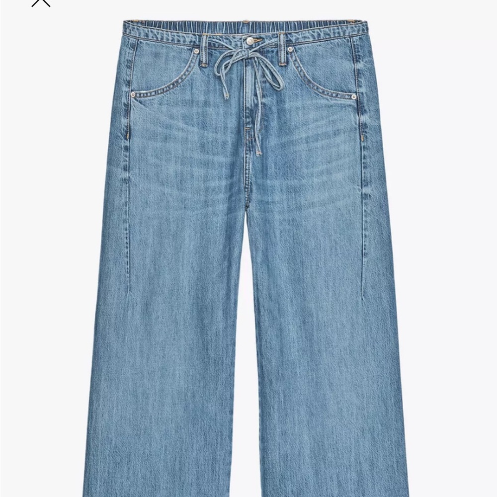 Zara Drawstring Denim Jeans